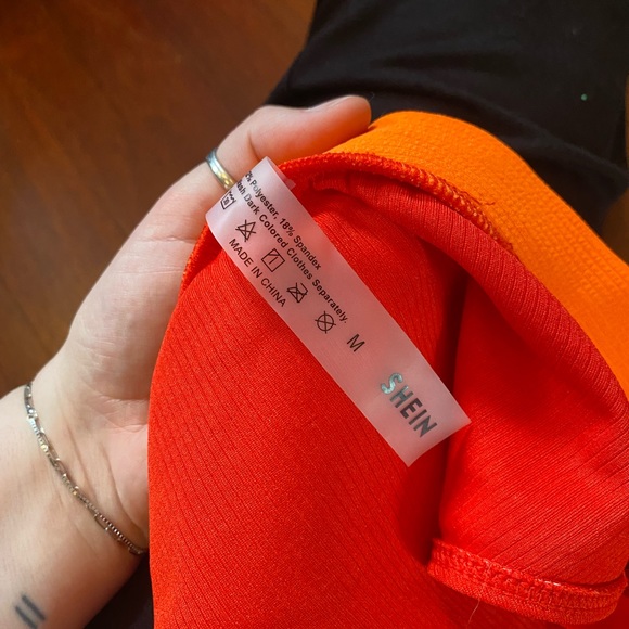 Red and Orange Shein Bikini - Picture 3 of 4